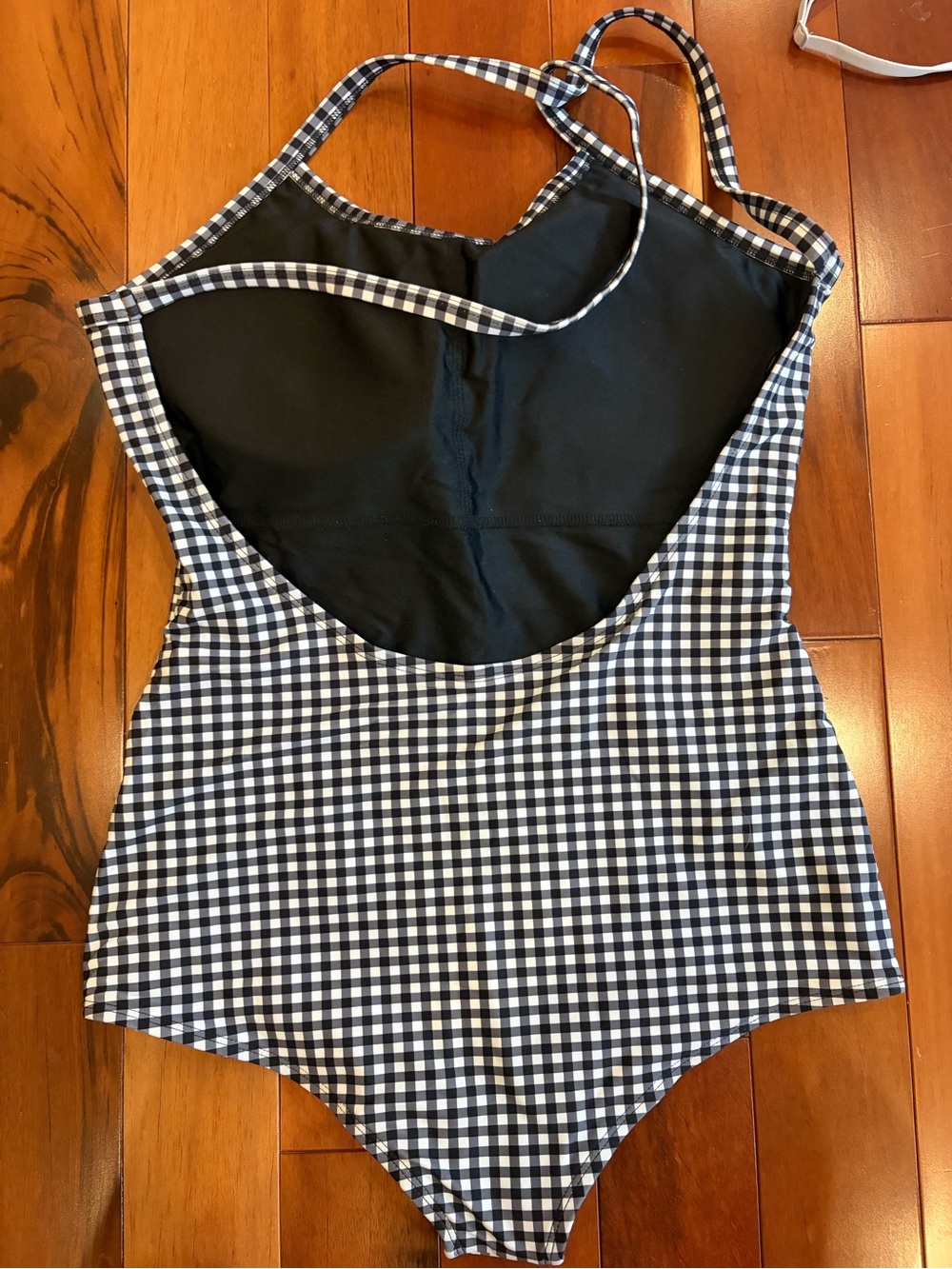 NWOT Gingham One-Piece Swimsuit - Picture 5 of 5